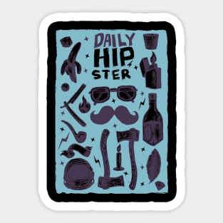 Daily Hipster Sticker